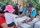 ENTREGAN APOYOS ALIMENTARIOS EN CSL