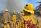 TRABAJAN PARA CONTENER INCENDIO EN SJC