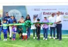 ENTREGAN CANCHAS DE FÚTBOL CINCO