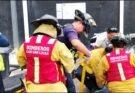 TRES LESIONADOS POR COLAPSO DE ANDAMIO